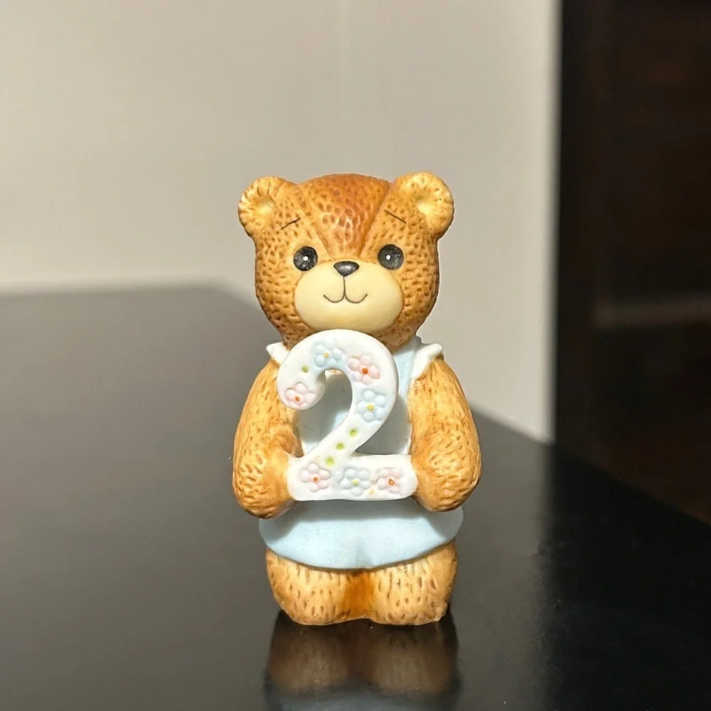 Enesco Lucy and Me Bear Figurine: 2nd Birthday Collectible